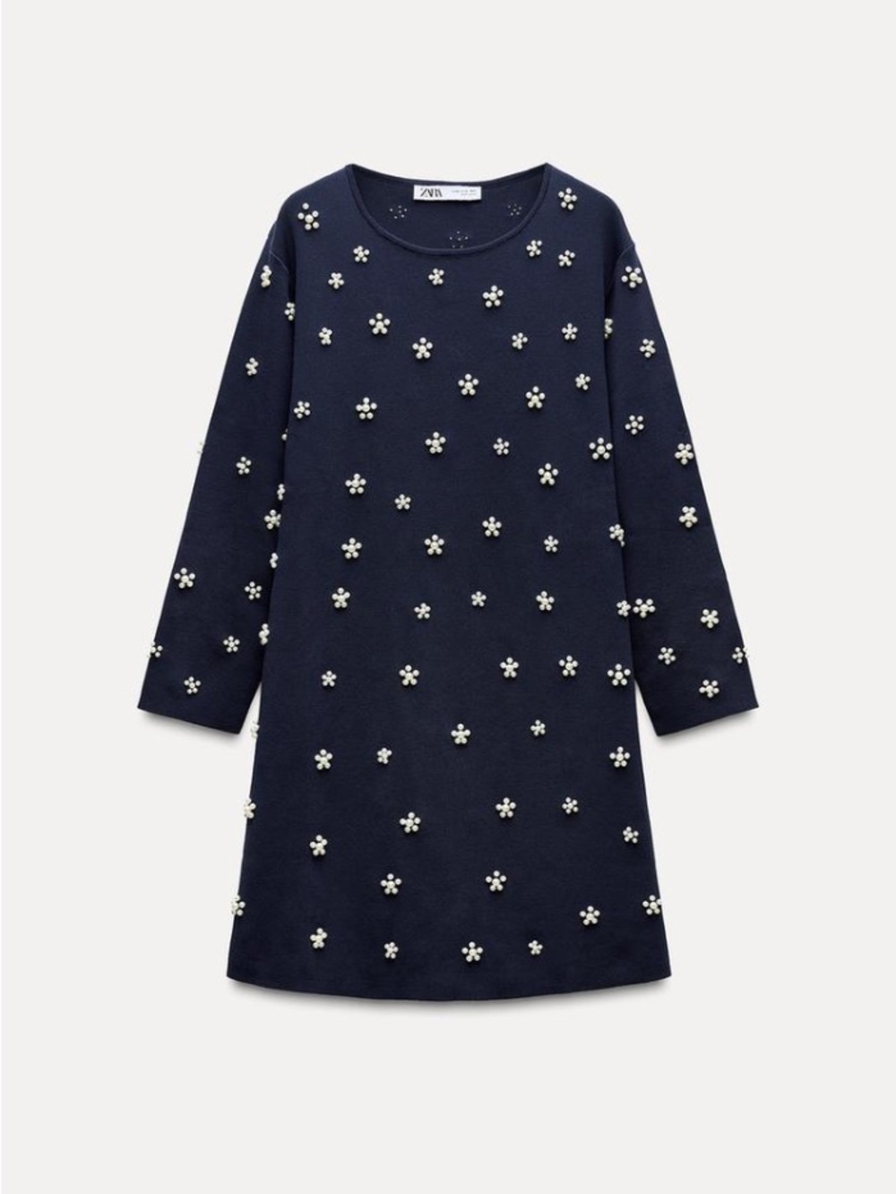 NWT - Zara Pearl Mini Dress